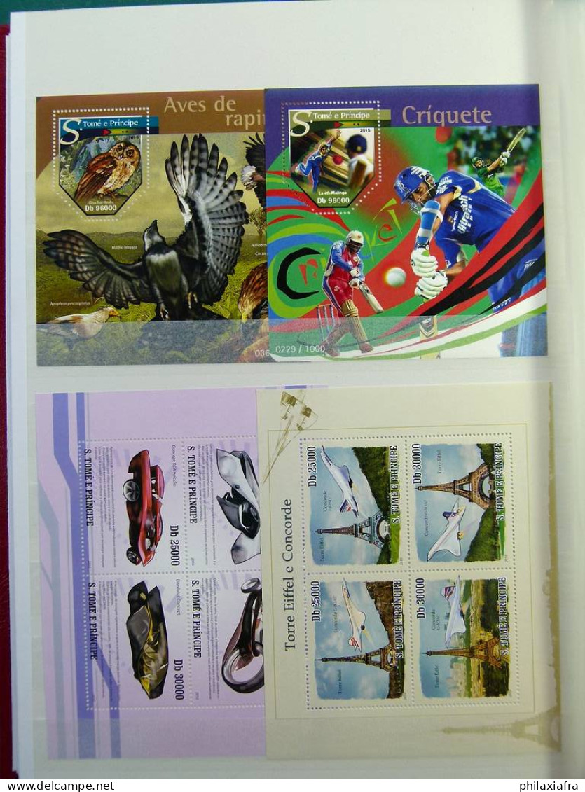 Collection Théme Diverse, avec timbres, neufs ** , sur classificateur