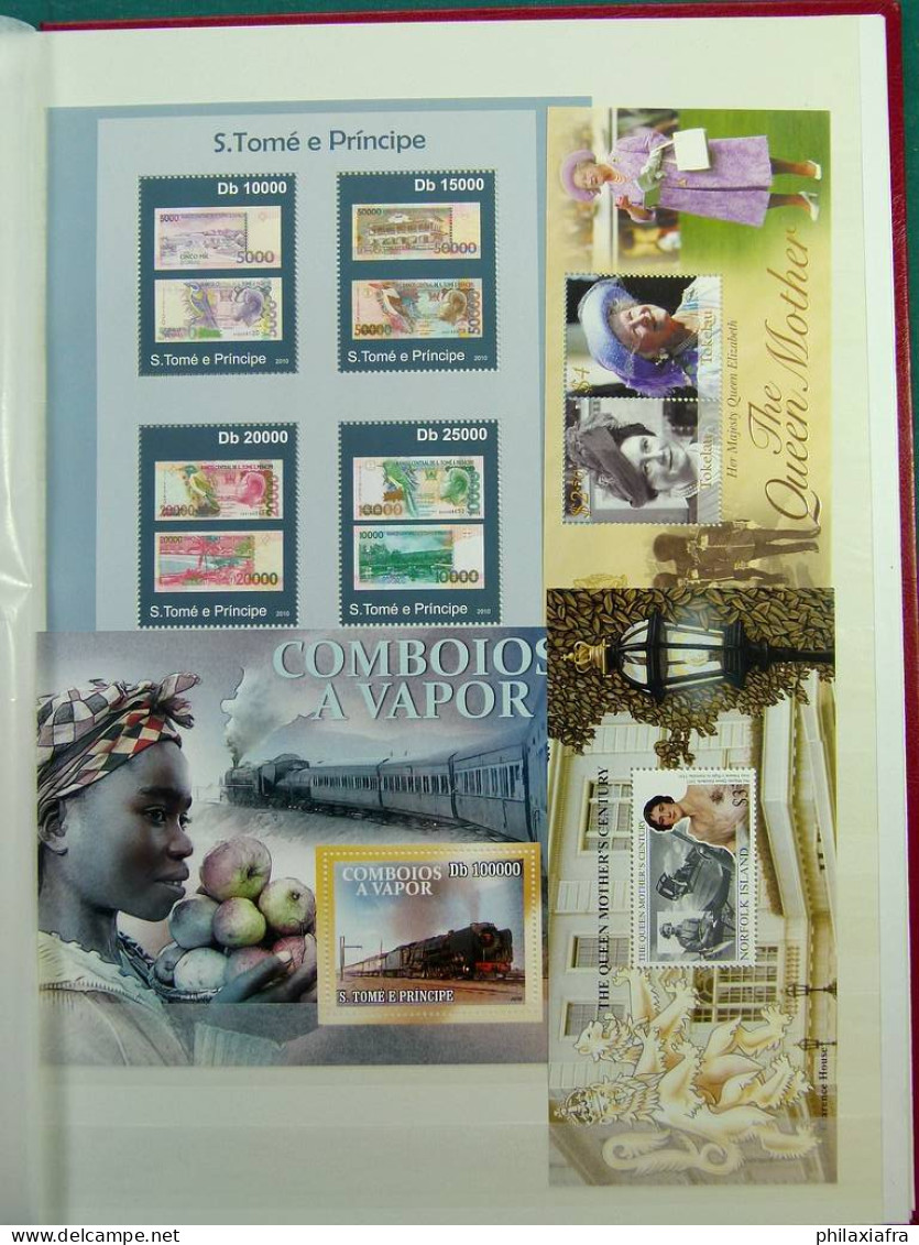 Collection Théme Diverse, avec timbres, neufs ** , sur classificateur