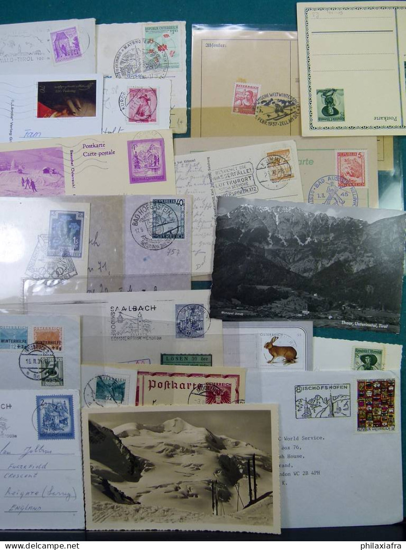 Collection Europe, Enveloppes Et Cartes Postales Surtout Thème Ski De Classiques - Autres - Europe