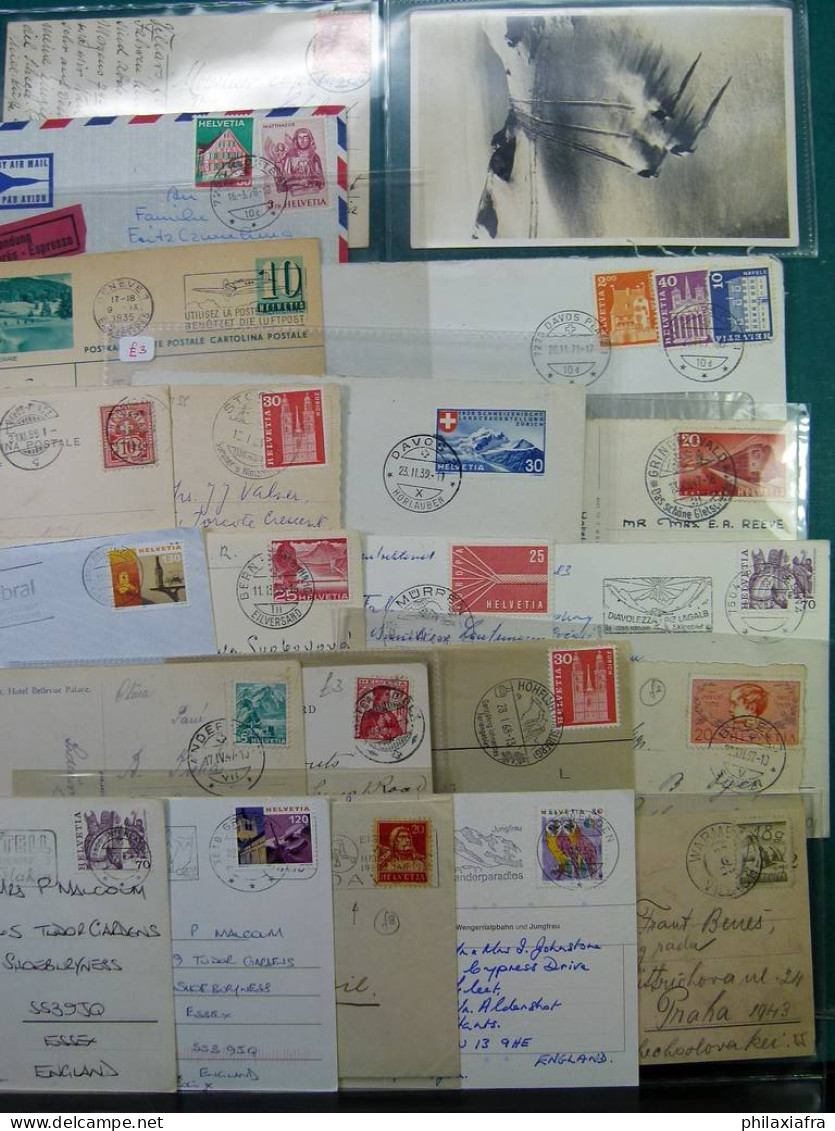 Collection Europe, enveloppes et cartes postales surtout thème ski de classiques