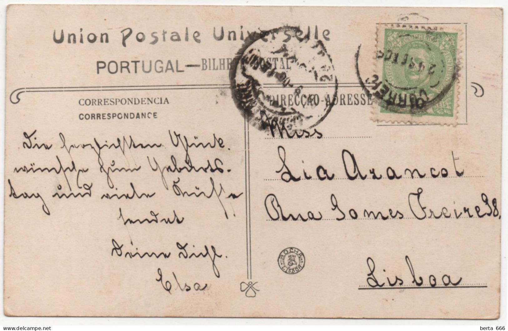 Portugal Costumes * Amolador * Edição Rocha Lisboa * Circulado  1910 * Knife Grinder - Sonstige & Ohne Zuordnung