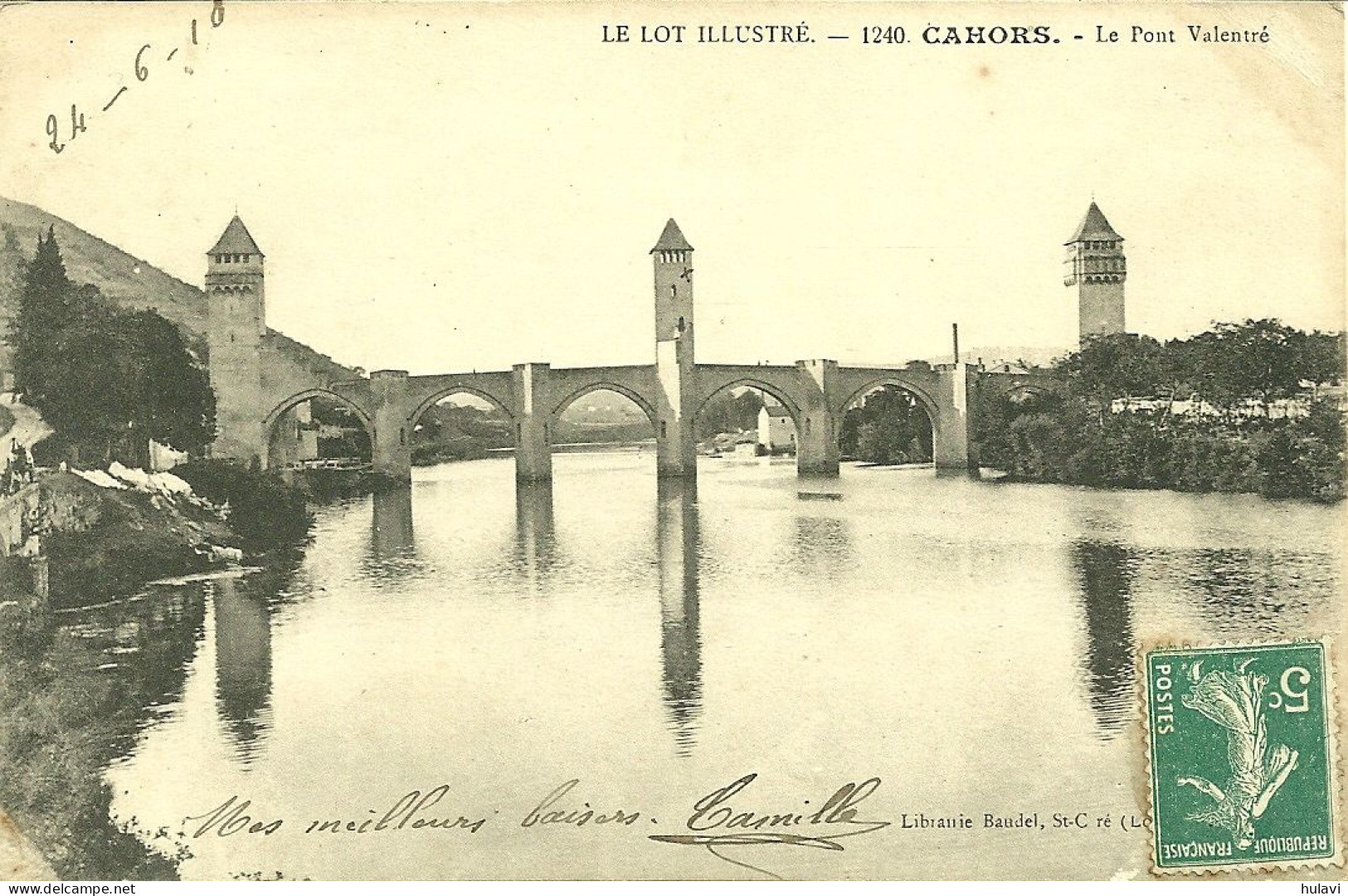 46  CAHORS - LE PONT VALENTRE (ref 23700) - Cahors