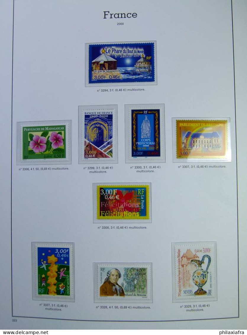 Collection France, Pages D'album, Timbres, Livret BF Neufs ** De 2000 à 2004. - Colecciones Completas