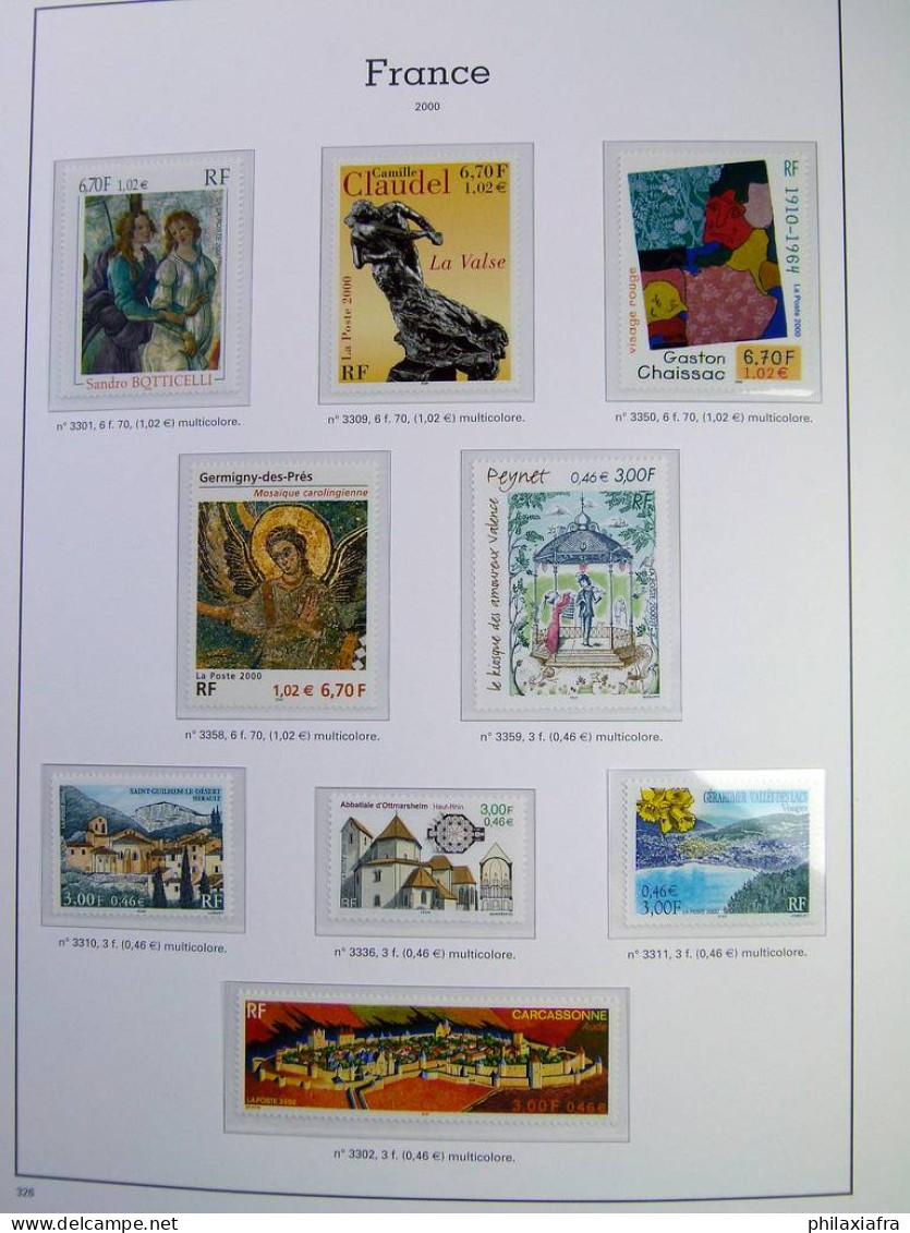 Collection France, Pages D'album, Timbres, Livret BF Neufs ** De 2000 à 2004. - Collections