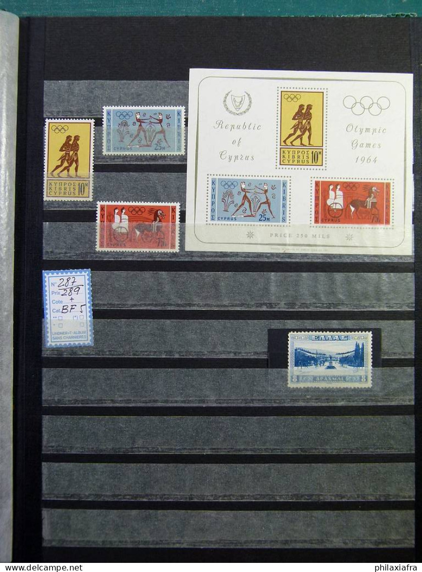 Collection Chypre, Classificateur De 1964 à 2000, Timbres Neufs ** Thème Sport - Autres & Non Classés