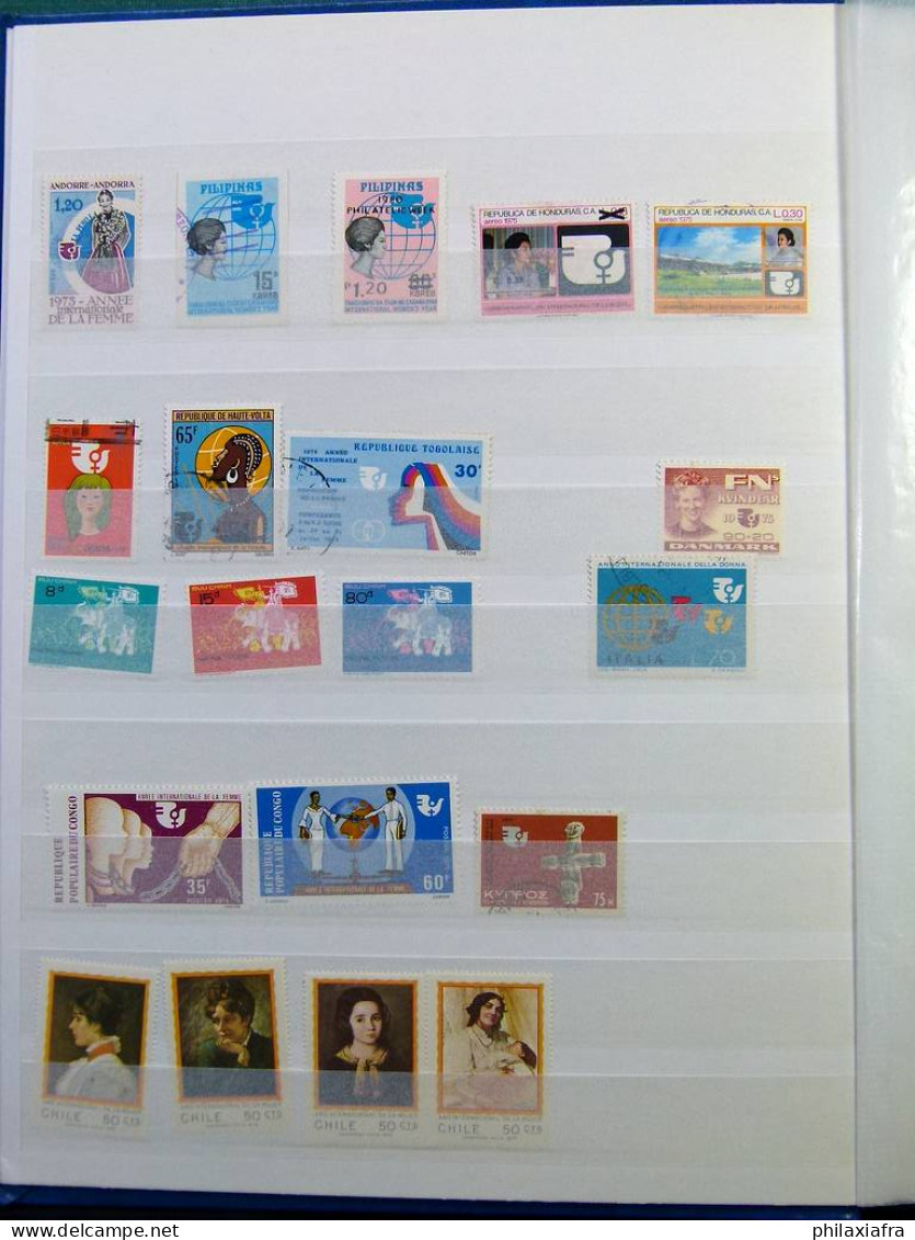 Collection Théme 1975 Année De La Femme Timbres, Neufs** Used Classificateur - Sonstige & Ohne Zuordnung