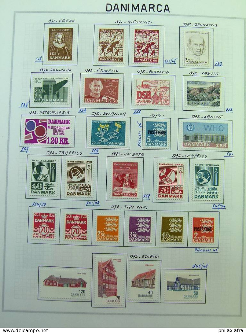 Collection Danemark Album De 1969 à 2006 Timbres D'abord Neufs*/** Puis** Valeur - Collections