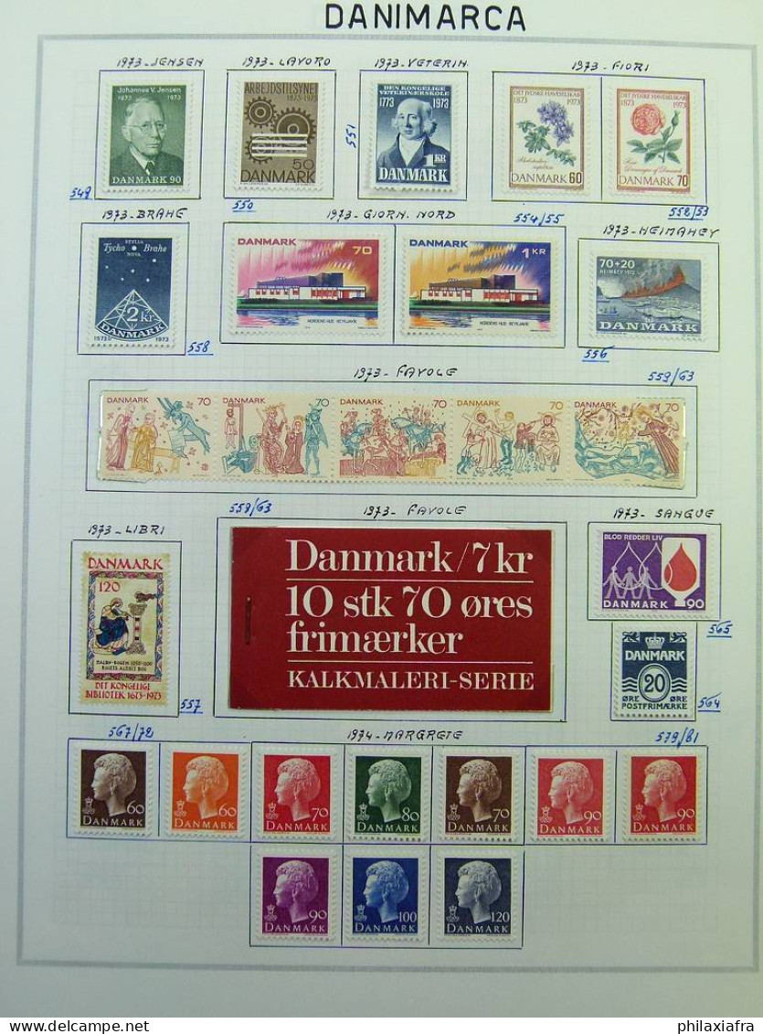 Collection Danemark Album De 1969 à 2006 Timbres D'abord Neufs*/** Puis** Valeur - Collections