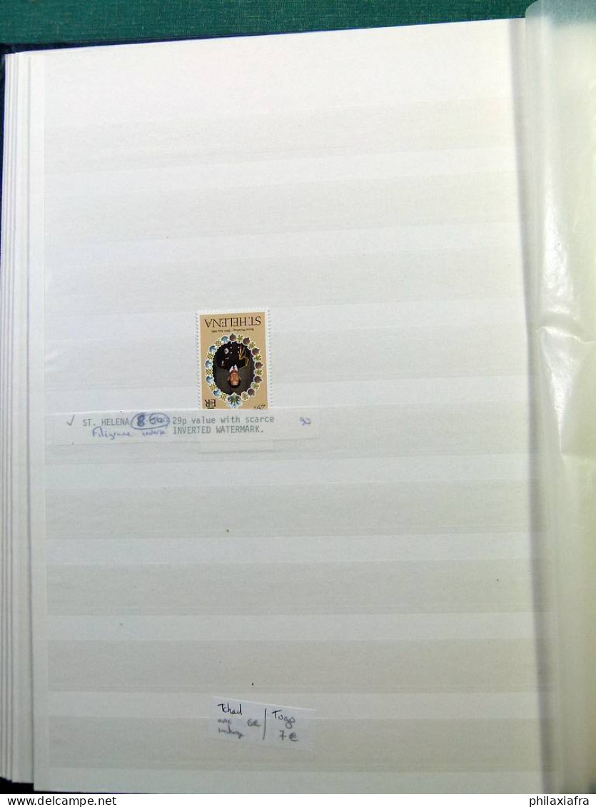 Collection thème Royal Wedding, classificateur, timbres, neufs ** et oblitéré