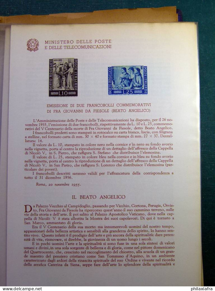 Collection République d'Italie 1954-57 bulletins officiels ministère Poste