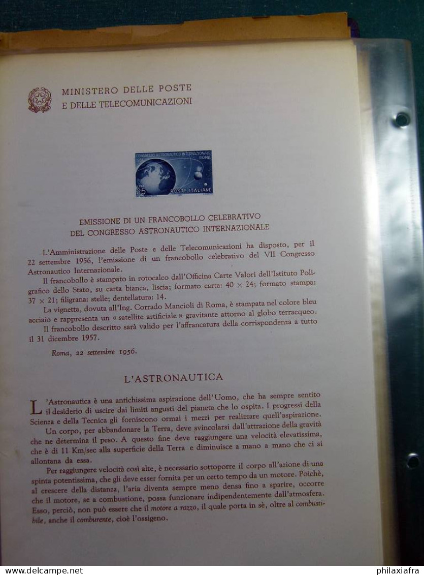 Collection République d'Italie 1954-57 bulletins officiels ministère Poste