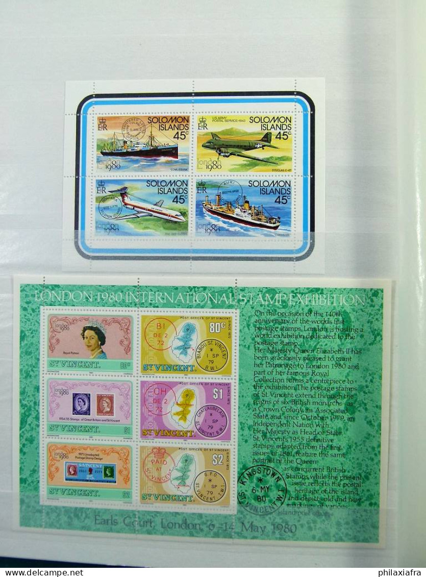 Collection Théme London 1980 Salon International Des Timbres, Neufs** - Collections