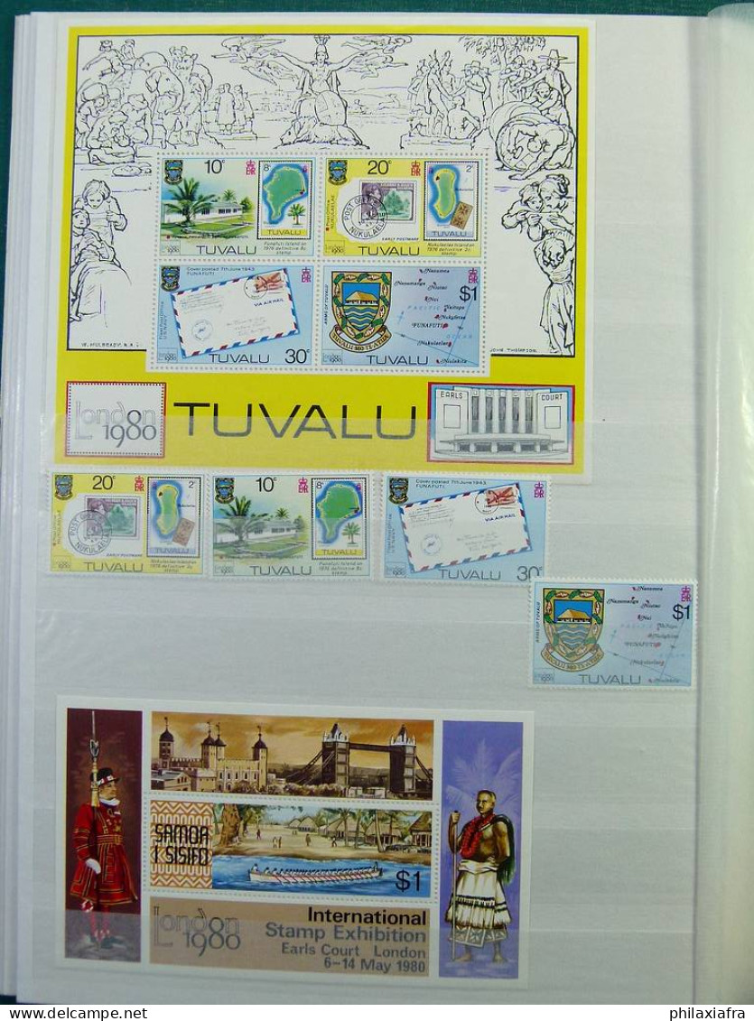Collection théme London 1980 Salon international des timbres, neufs**