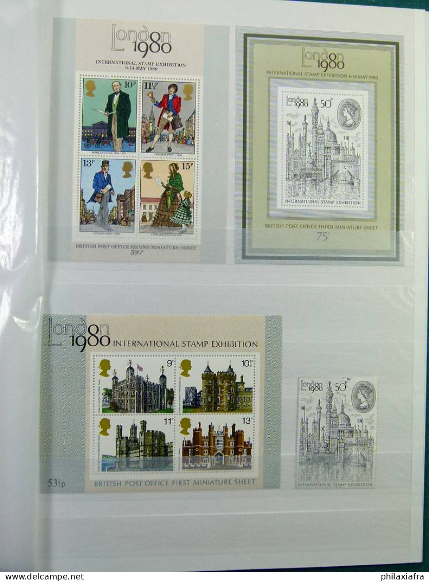 Collection théme London 1980 Salon international des timbres, neufs**