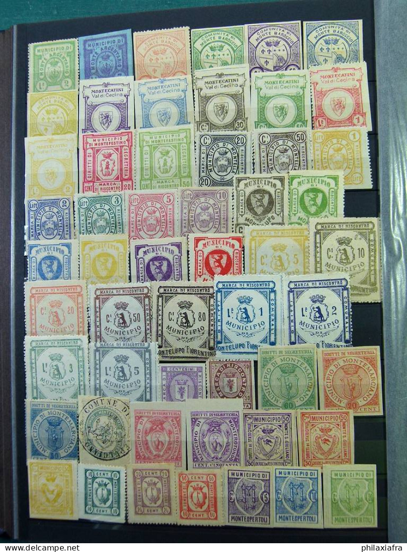 Collection 2.400 timbres municipales d'époque Royaume * sans gomme oblitéré