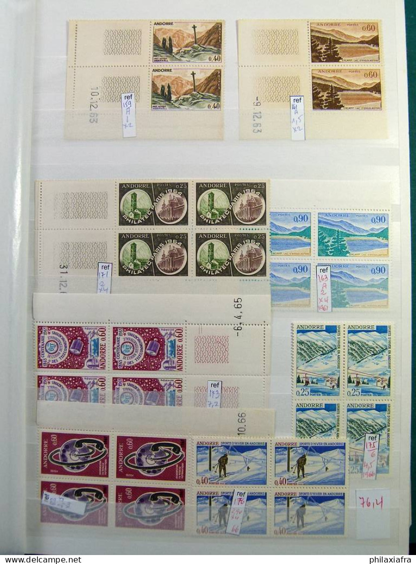 Collection Andorre Française 1961-2001 Timbres Neufs **  Quatrain Trés Haute CV  - Collections