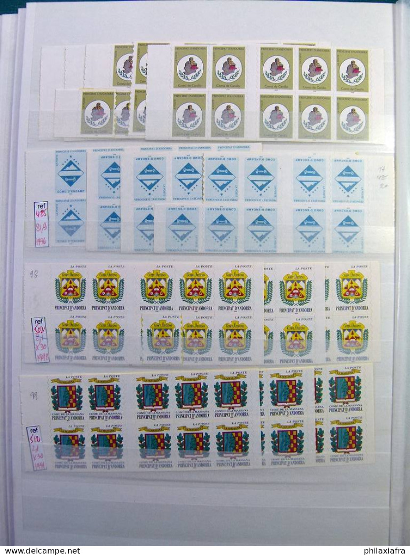 Collection Andorre française 1961-2001 timbres neufs **  quatrain trés haute CV 