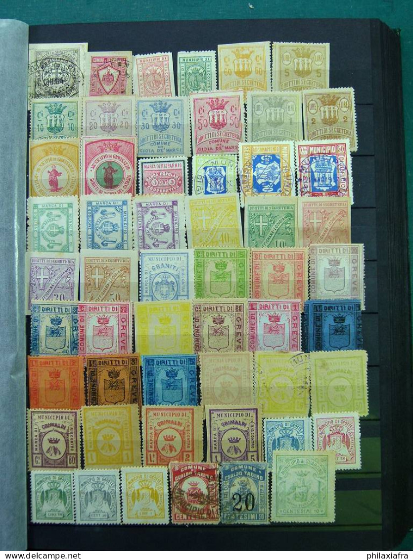 Superbe collection 2.700 timbres municipales Royaume d'Italie * / oblitéré