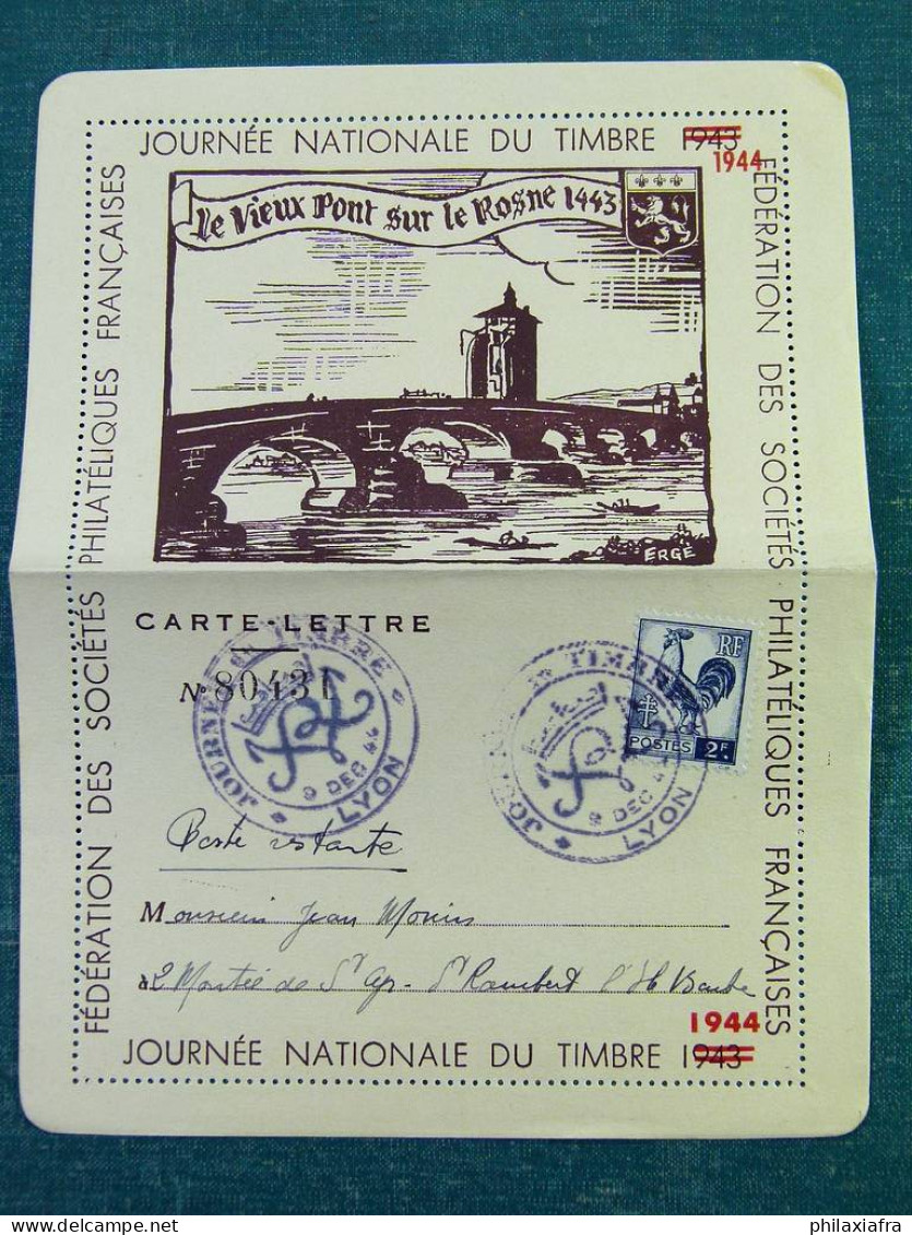 Lot De 16 Cartes Postales Et Cartes Maximum France, Années 1940, Jour Du Timbre - Verzamelingen