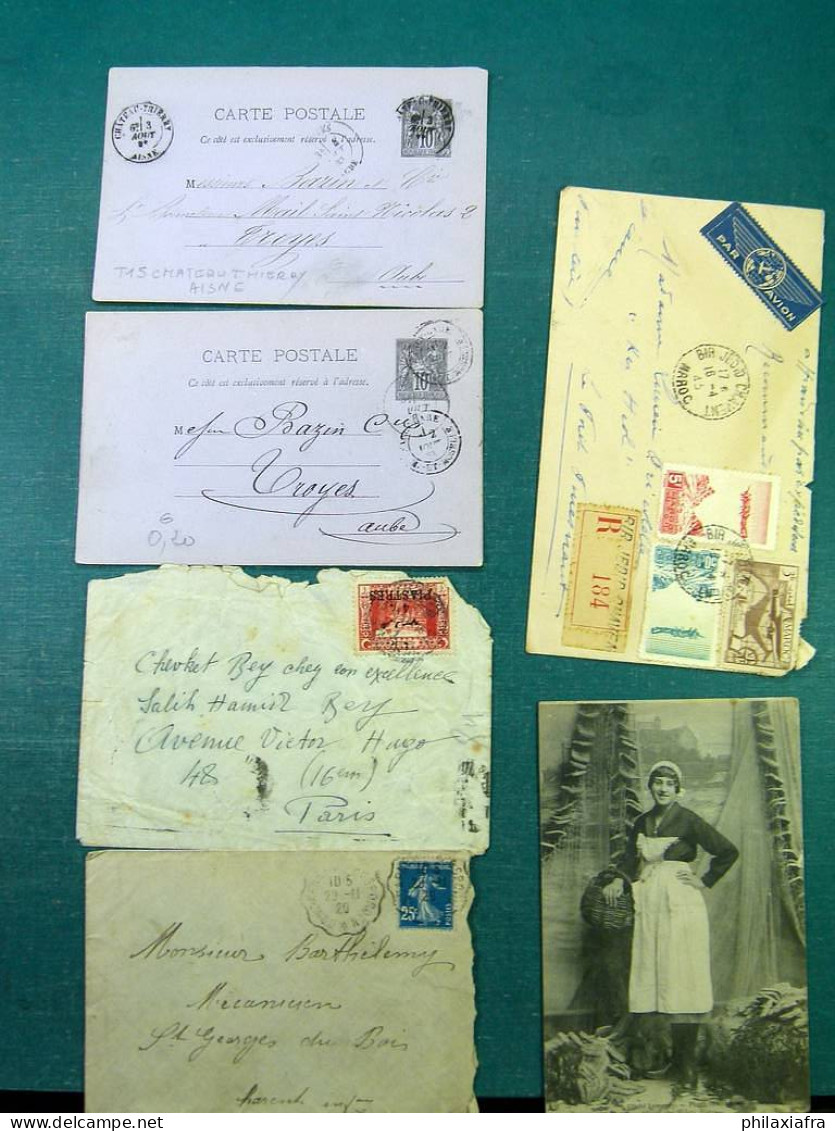 Collection Monde enveloppes cartes postales entire classiques et préfilatélique.