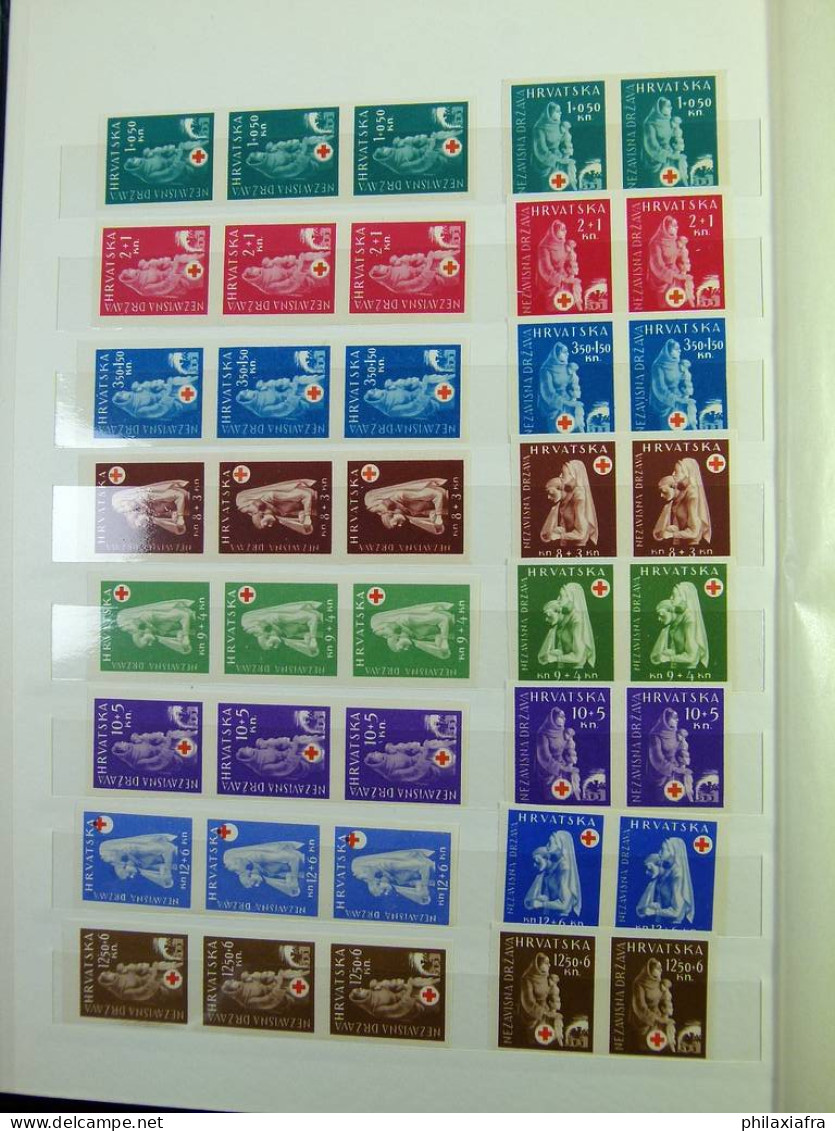 Immense stock d'épreuves et d'essais de timbres, neufs ** répétés 1000 timbres