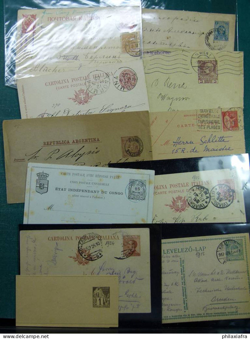 Collection Histoire Postale Monde Entire Postaux Enveloppes Voyagé Censurés - Collezioni (in Album)