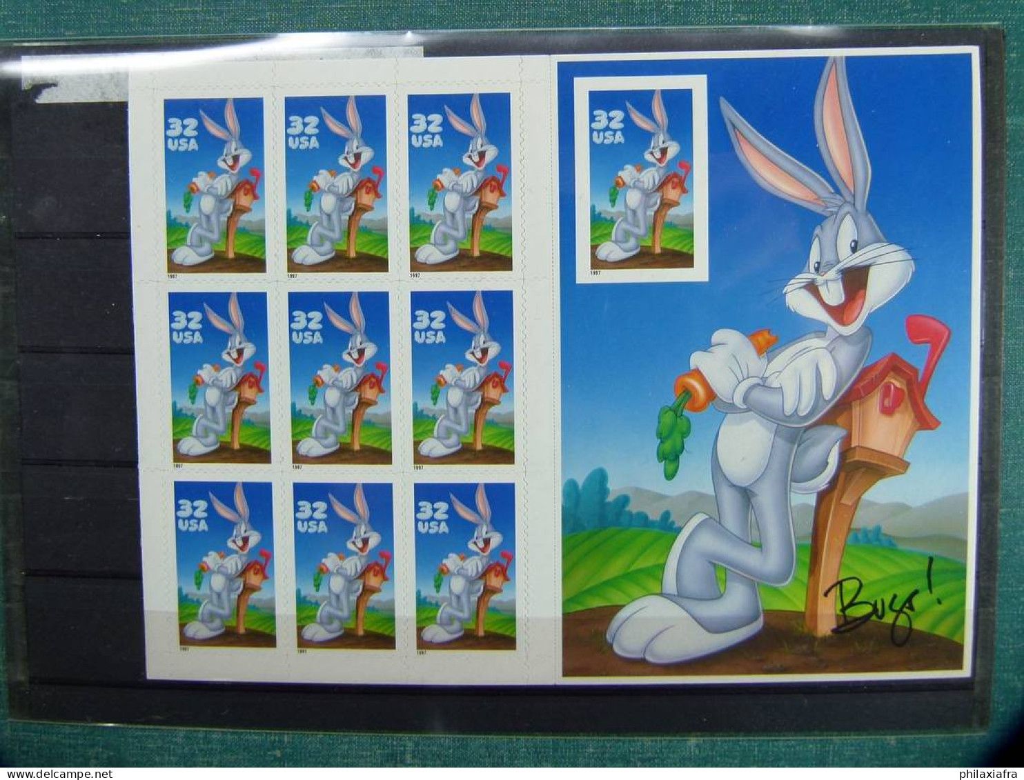 1997, États-Unis, Bugs Bunny, BF, Neuf ** , Avec Timbre Non Dentelés - Collections