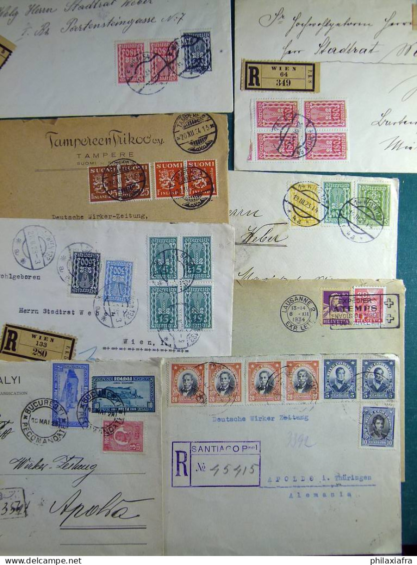 Collection Monde enveloppes, cartes postales et entire postaux période classique