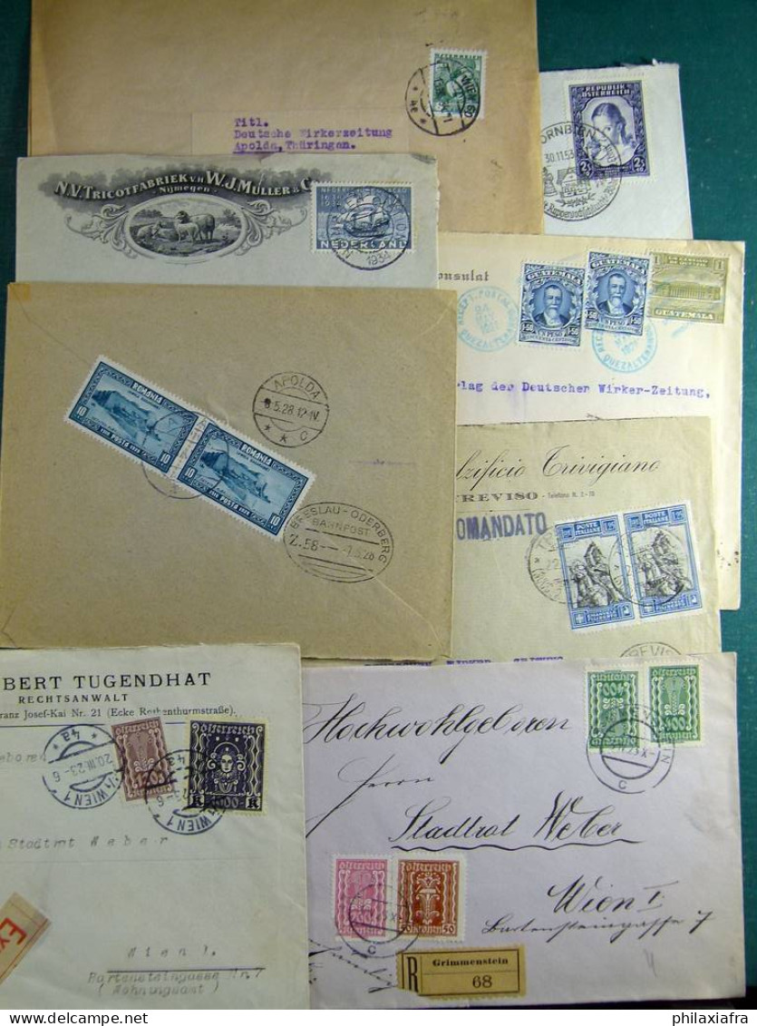 Collection Monde enveloppes, cartes postales et entire postaux période classique