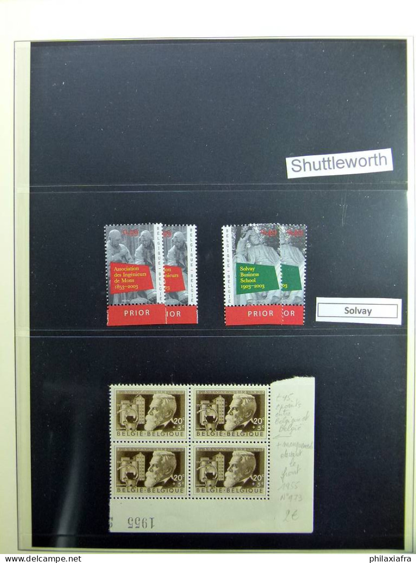 Collection thème scientifiques album, timbres neufs/oblitéré/Histoire postale.