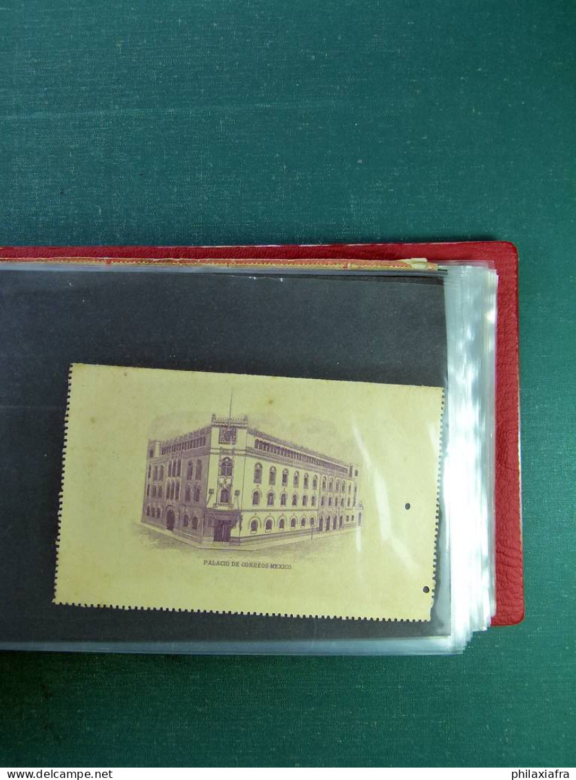 Collection Monde Lettres Cartes Postales Classiques Mexique Népal Inde Payé 1956 - Verzamelingen (in Albums)