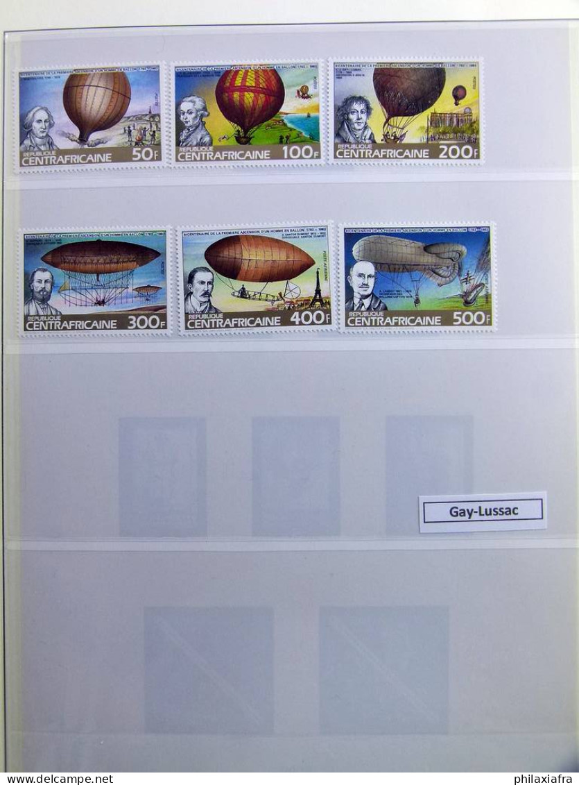 Collection thème des scientifiques album timbres neufs oblitéré histoire postale