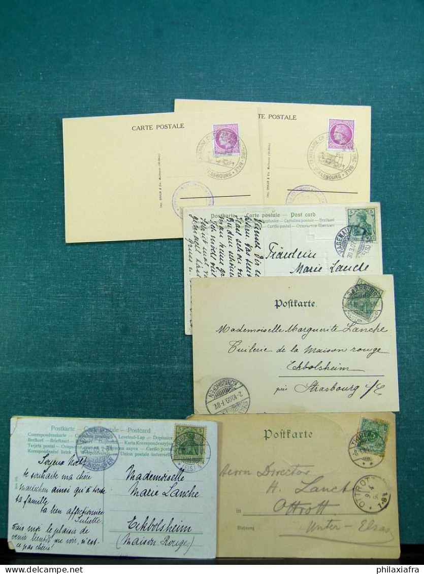 Lot De Cartes Postales Voyagé, Fin 800, Début 900 - 5 - 99 Cartes