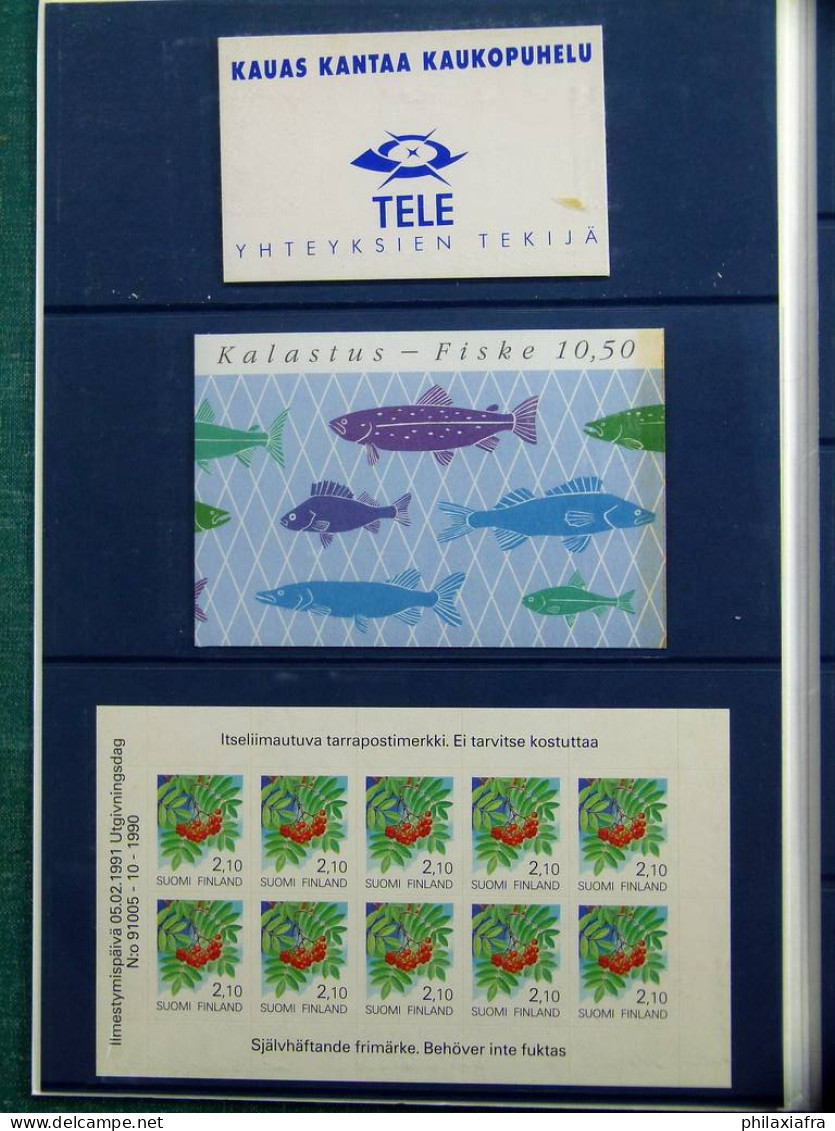 Collection Finlande, Sur Dossier Officielles, Timbres, Neuf ** 1991, 1993, 1994- - Collections