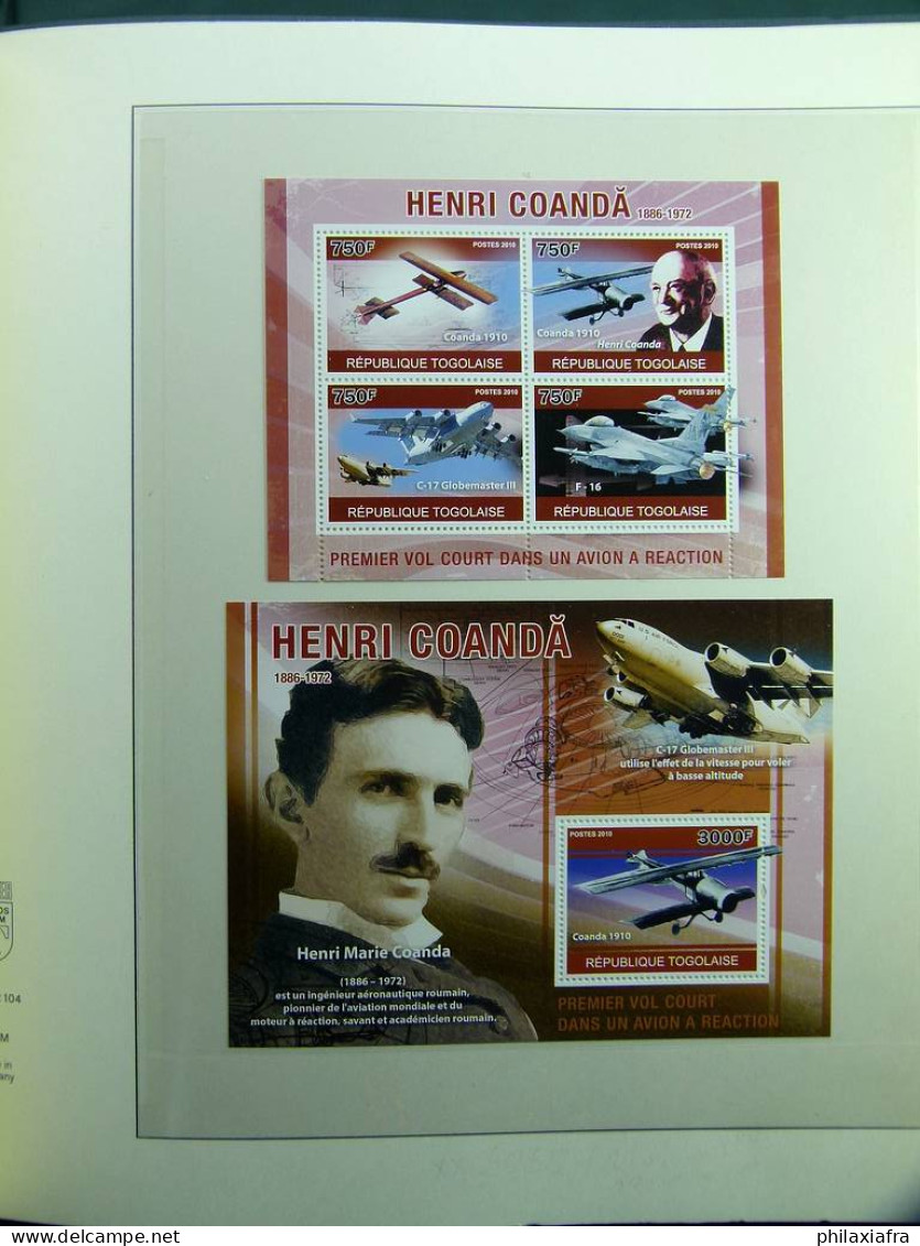 Collection sur thème scientifiques timbres neufs oblitéré Histoire postale