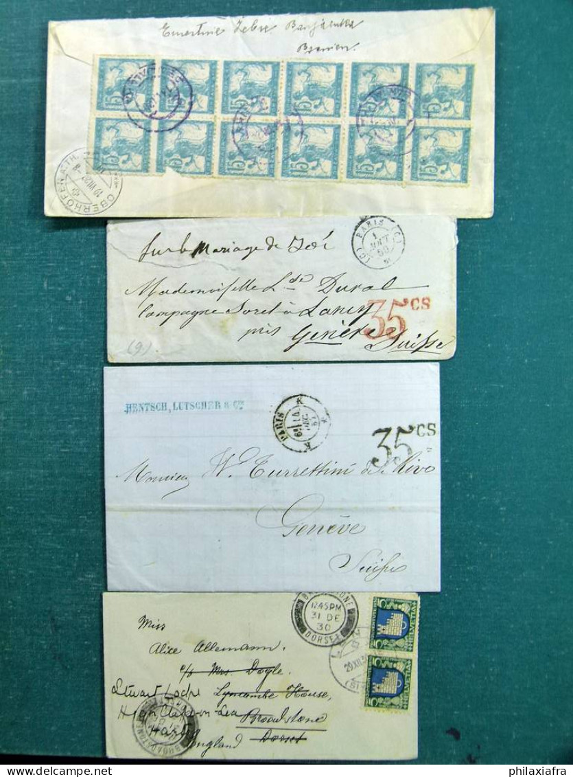 Collection Europe, Enveloppes Voyaged, Période Classique, Des Préfilatéliques - Europe (Other)