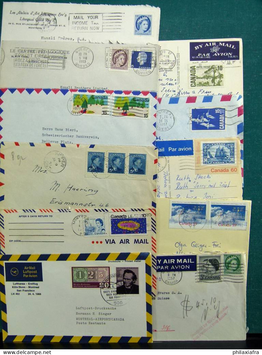 Collection D'histoire Postale Hollande Enveloppes Cartes Postales Semi-classique - Collections