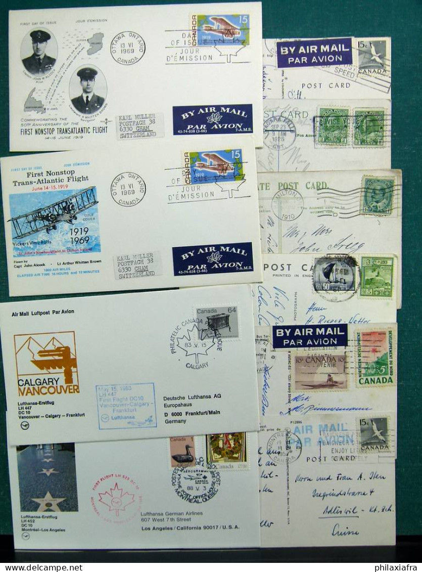 Collection d'histoire postale Hollande enveloppes cartes postales semi-classique