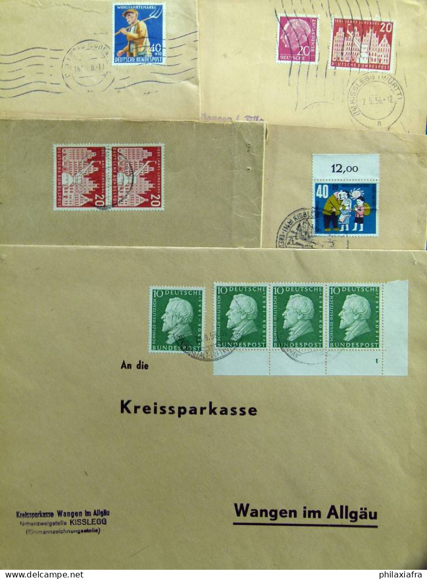 Lot D'enveloppes, Années 1950, Du Bund Allemand, Toutes Timbrées Avec 40 Pfg - Verzamelingen