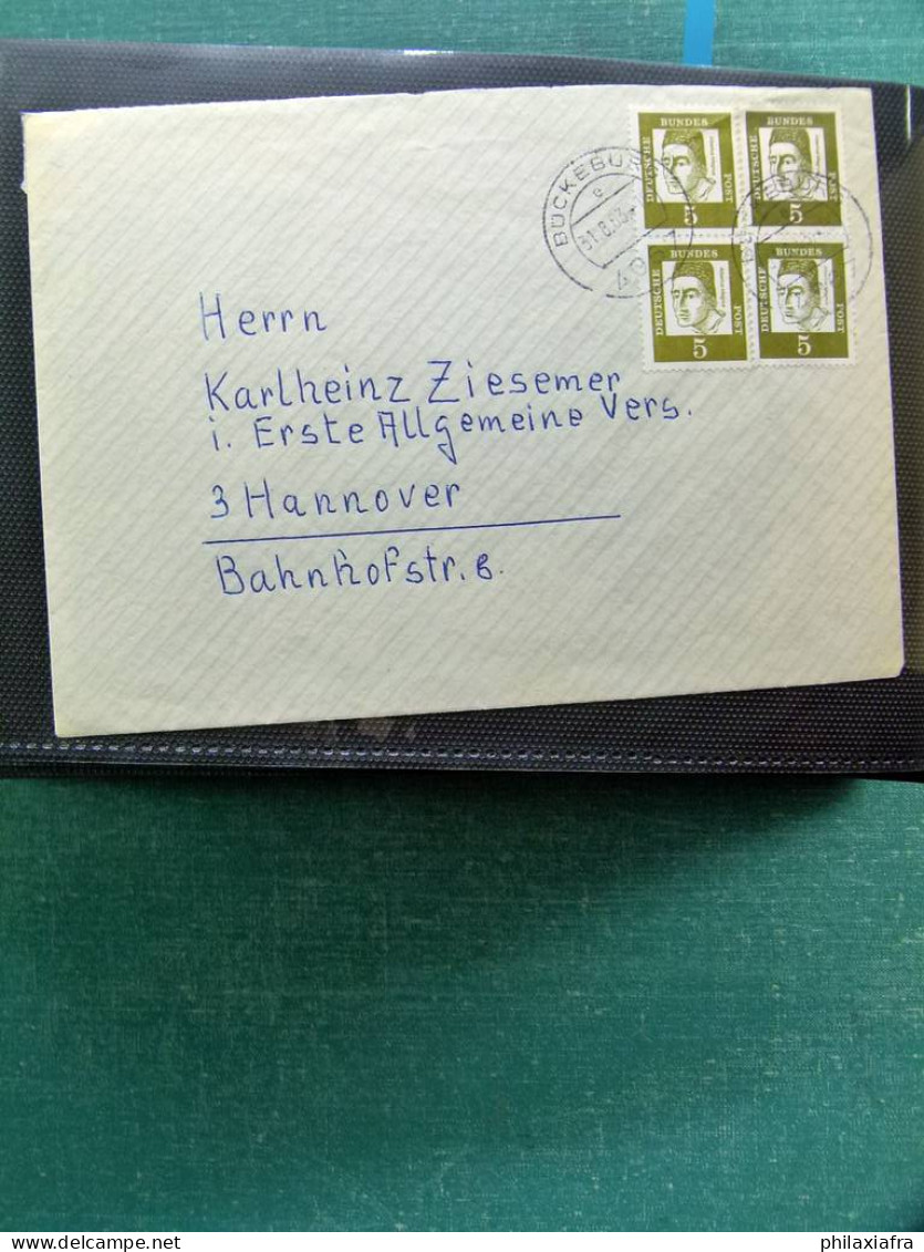 Collection Allemagne, sur classificteur, histoire postale, enveloppes Occupation