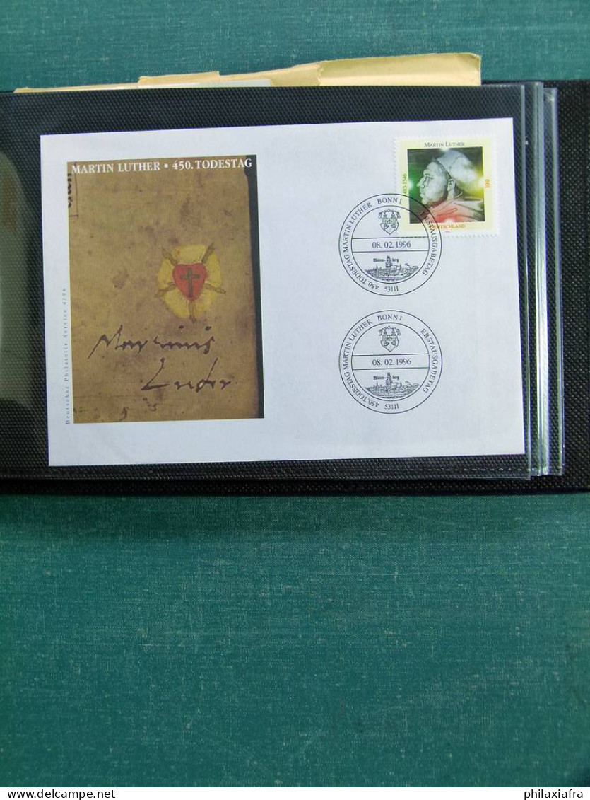 Collection Allemagne, sur classificteur, histoire postale, enveloppes Occupation