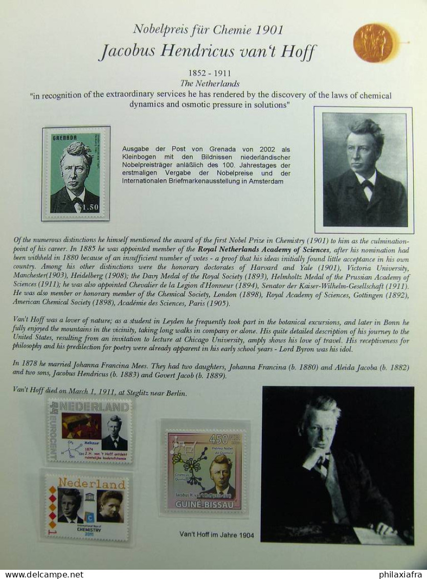 Lot Thème Des Prix Nobel Album Timbres Neufs Oblitéré Histoire Postale - Sonstige & Ohne Zuordnung