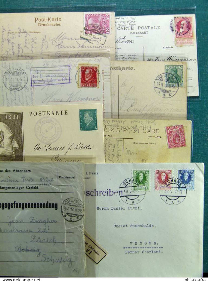 Collection Europe Cartes Postales Entire Postaux Lettres, Période Classiques - Altri - Europa