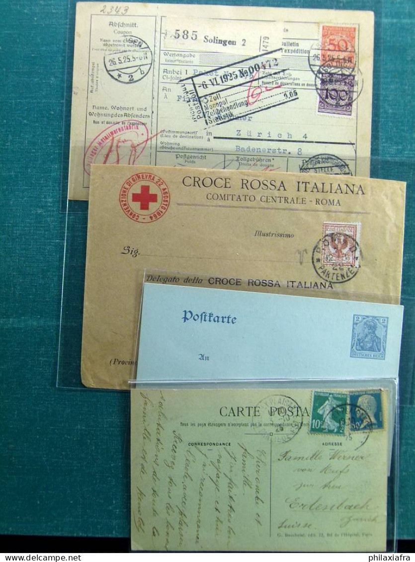 Collection Europe cartes postales entire postaux lettres, période classiques