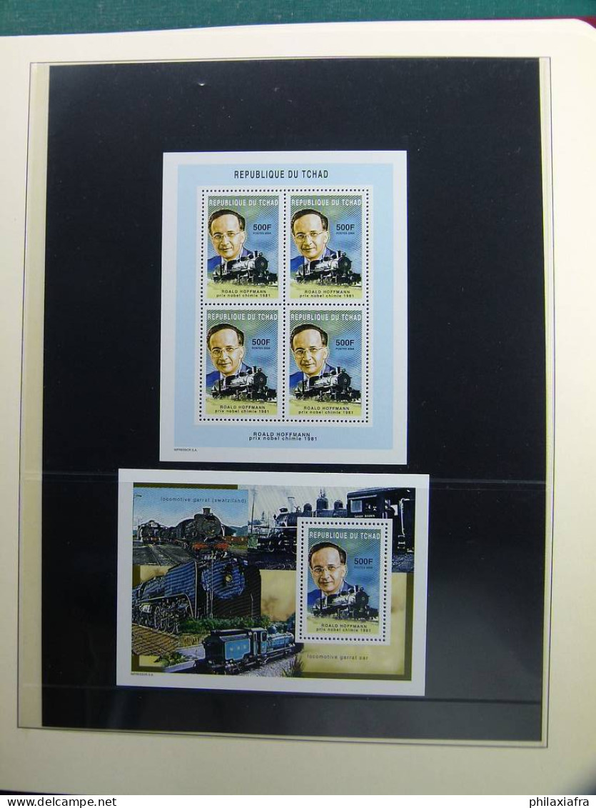 Collection thème prix Nobel, timbres neufs oblitéré Histoire postale