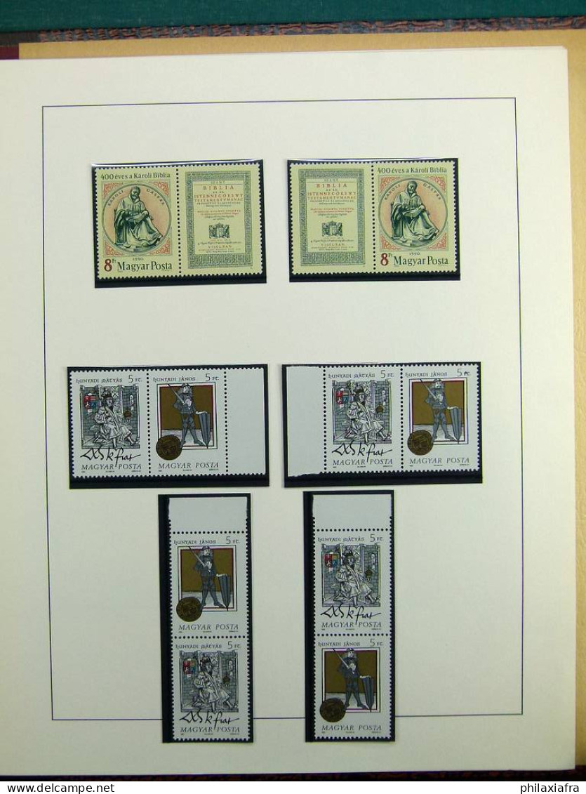 Collection spécialisé Hongrie album timbres neufs et oblitéré années 50 Brochure