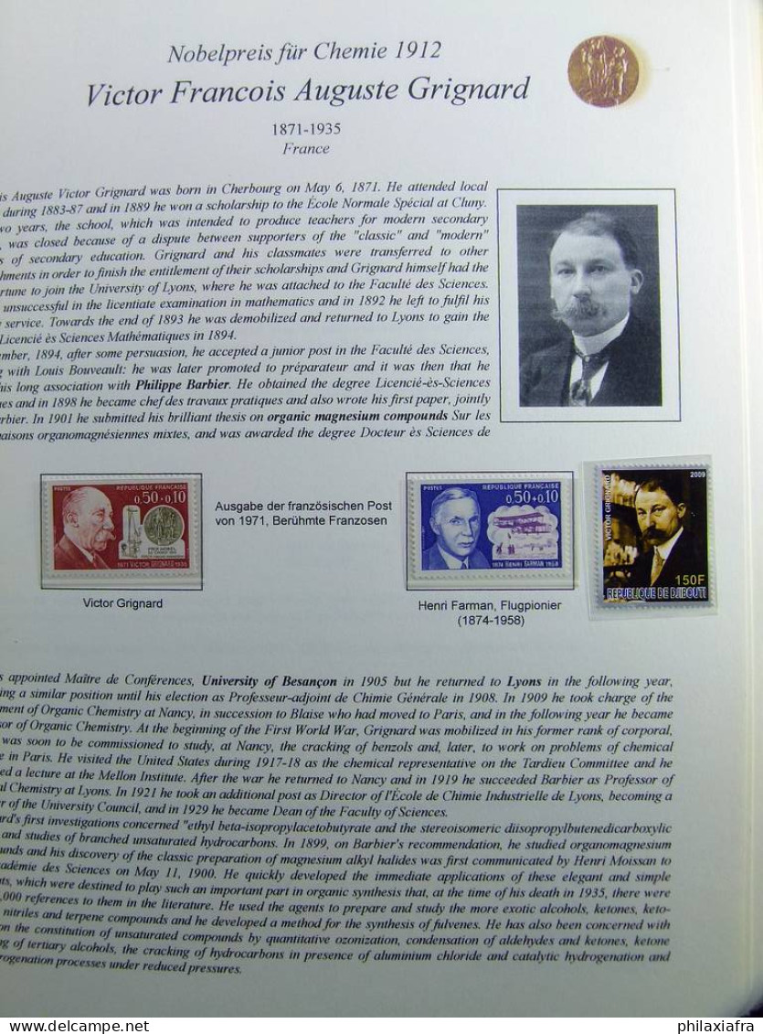 Collection Thème Des Prix Nobel Timbres Neufs Oblitéré Histoire Postale Album  - Other & Unclassified