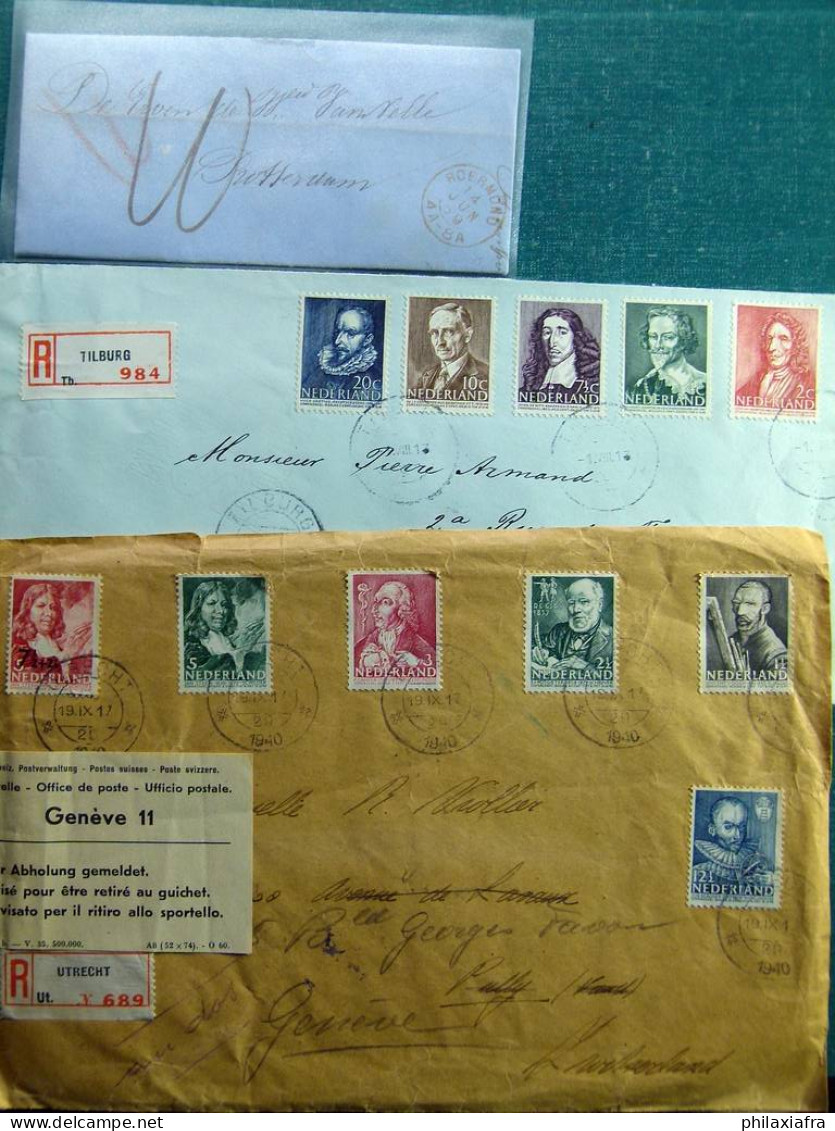 Collection Hollande Enveloppes Cartes Postales Entire Postaux Classiques - Sammlungen
