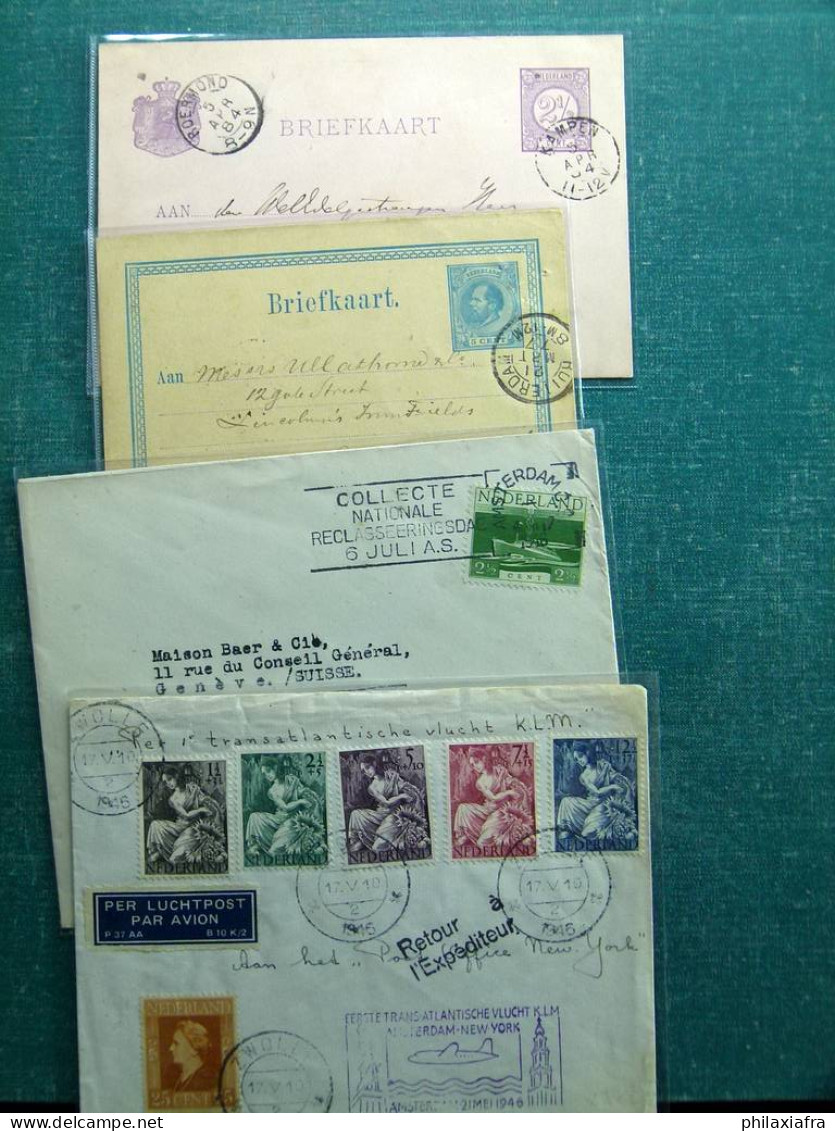 Collection Hollande enveloppes cartes postales entire postaux classiques