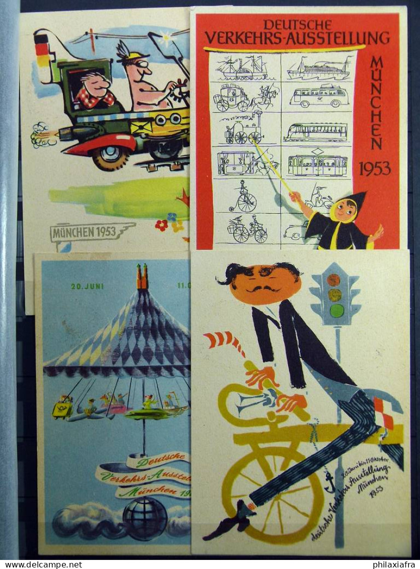 Lot Allemagne, De 4 Cartes Postales Spéciales, De 1953. - Collections